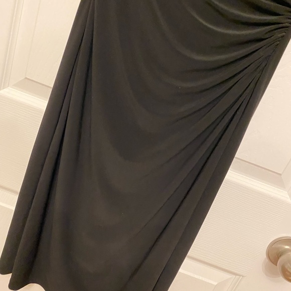 New Lauren Ralph Lauren Women Leonetta Little Black Cocktail Dress Size 4 6 - Picture 4 of 9